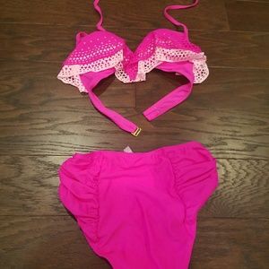SALE! NEVER WORN Beautiful pink bathing suit